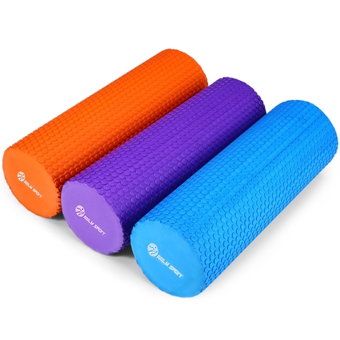 NEW Yoga Column Fitness Pilates Yoga Foam Roller Block Train Gym Massage Eva Foam Roller Massage Roller Muscle Tissue Fitness ► Photo 1/6