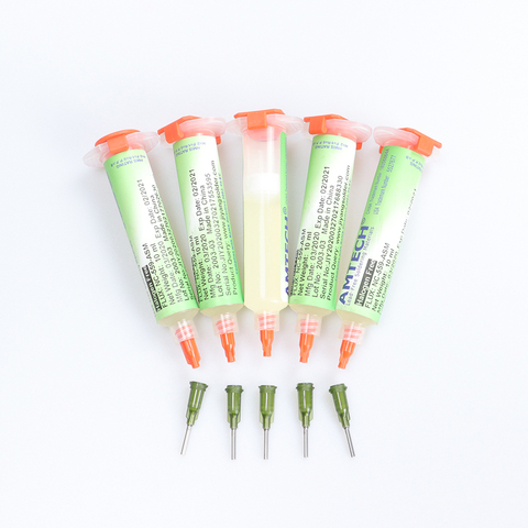 AMTECH original solder paste NC-559-ASM 10cc lead-free halogen-free environmental protection flux to send needle nozzle 2pcs 5pc ► Photo 1/6