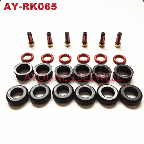 wholesale 6sets fuel injector repair kits fit Mitsubishi MD319790 MD319791 MD319815 MD352587 CDH210  AY-RK065 ► Photo 1/4