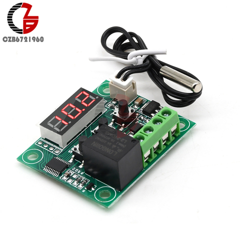 DC 24V W1209 Red LED Digital Thermostat Temperature Controller Regulator Thermometer Indoor Refrigerator Heating Cooling Control ► Photo 1/6