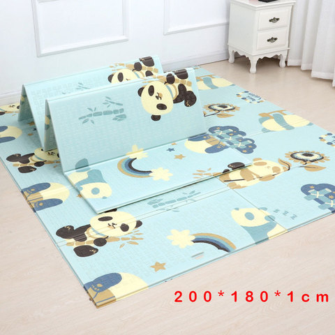 200*180cm  Foldable Cartoon Baby Play Mat Xpe Puzzle Children's Mat Baby Climbing Pad Kids Rug Baby Games Mats ► Photo 1/1