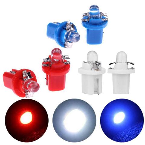 10pcs T5 LED B8.5D 1SMD Car LED Dashboard Speedometer Bulb Instrument Lights 12V ► Photo 1/6