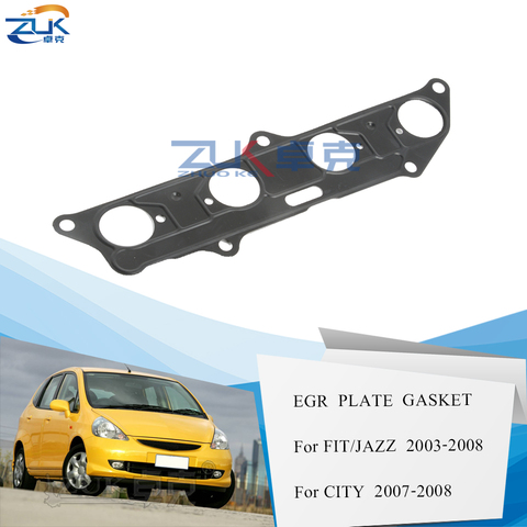 ZUK Manifold EGR Plate Gasket For HONDA FIT JAZZ GD1 GD3 2005 2006 2007 2008 For CITY FIT SALOON OE#17146-PWA-004 ► Photo 1/1