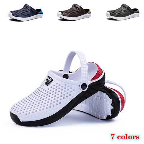 Unisex Summer Sandals Womens Beach Shoes Quick Dry Thick Sole Slipper Clogs Flip Flops for Men ► Photo 1/6