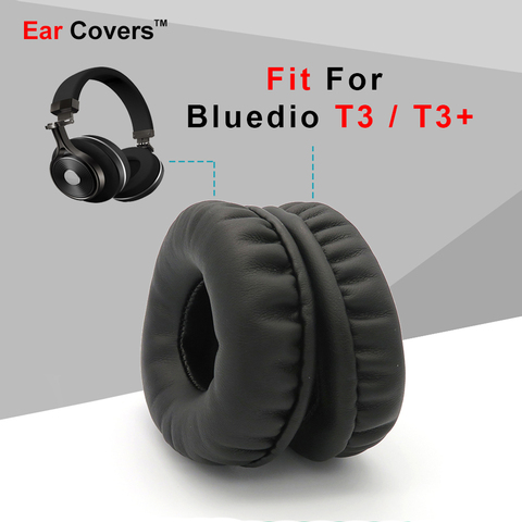 Ear Pads For Bluedio T3 T3+ Plus Headphone Earpads Replacement Headset Ear Pad PU Leather Sponge Foam ► Photo 1/6