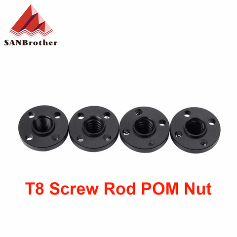 T8 nut trapezoidal screw POM lead 1mm 2mm 4mm 8mm 1pcs ► Photo 1/5