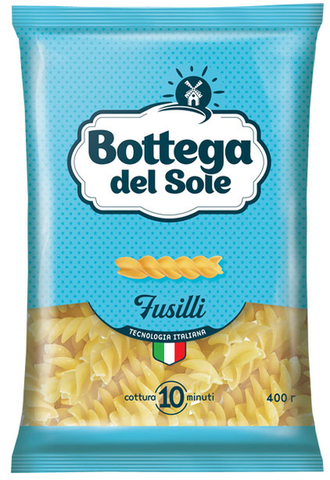 «Bottega del Sole», макаронные изделия «Спирали», 400 г ► Photo 1/1