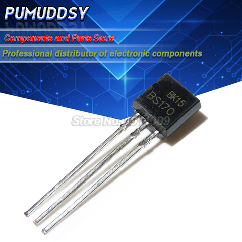10PCS BS170 TO-92 MOSFET N-CH 60V 500MA Best quality IC ► Photo 1/1