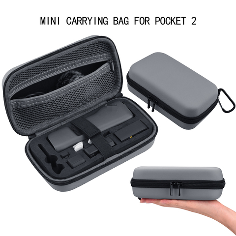 Mini Carrying Bag for DJI Pocket 2 Creator Combo Portable Storage Case Damping Box Travel Protection Handheld Gimbal Accessory ► Photo 1/6