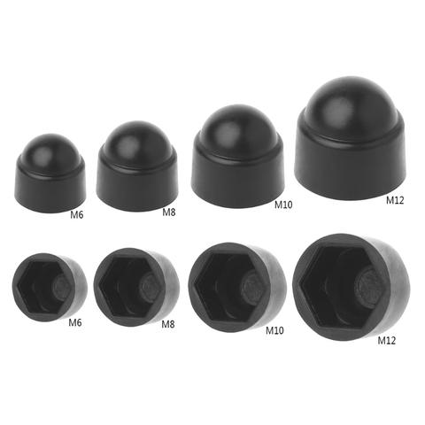 10Pcs Hexagon Plastic  M6 M8 M10 M12 Bolt Nut Dome Protection Caps Covers Exposed Protect against weathering ► Photo 1/6