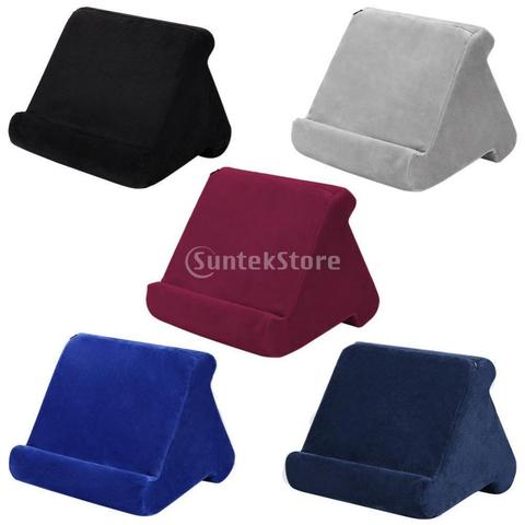 Tri-angle Tablet Reading Pillow Stand Cushion Rest Support for iPad Magazine Angle Adustable Tablet Holder ► Photo 1/6