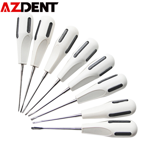 8pcs/set stainless Steel Dental Luxating Lift Elevator Curved Root Elevator Dentistry Dental Surgical Dental screwdriver ► Photo 1/5