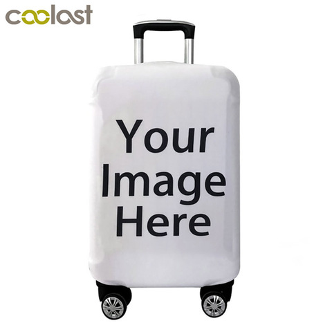 Customize Your Image / Name / Logo Luggage Cover Suitcase Protective Covers Elastic Anti-dust Case Cover For 18-28 Inch Trolley ► Photo 1/6