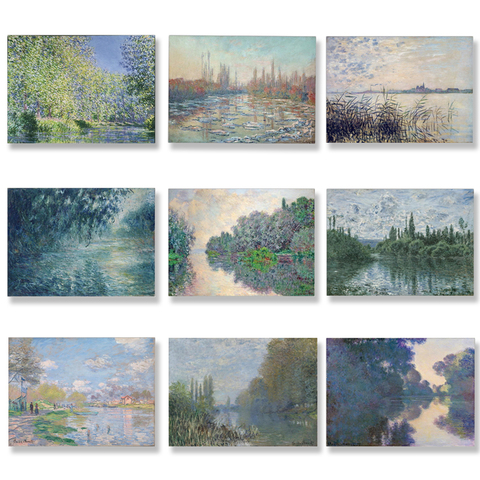 Famous Canvas Art Painting  Impressionist Landscape Claude Monet Posters and Prints Wall Art for Living Room Home Decor Cuadros ► Photo 1/6