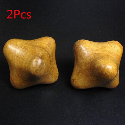 2Pcs Massager Vietnamese Fragrant Wood Hexagonal   Ball Active Scraping Clear The Lymphatic Drainage Hand Massage ► Photo 1/5