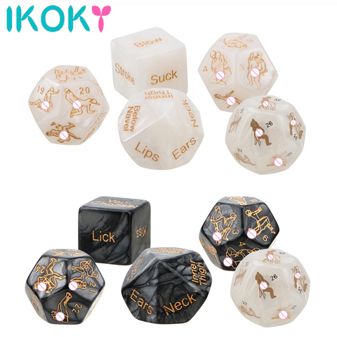 5Pcs/Set Sex Dice Fun Adult Humour Game Erotic Love Sexy Posture Bar Toy Couple Gift ► Photo 1/6