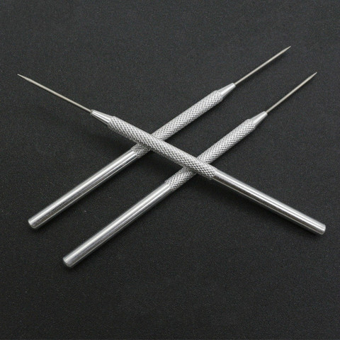 Stainless steel Soft clay aluminium bar needle puncher hole sculpture tool detail  carving ► Photo 1/6