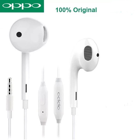 Original OPPO R11 Headsets with 3.5mm Plug Wire Controller earphone for Xiaomi Huawei OPPO R15 OPPO Find X F7 F9 OPPO R17 ► Photo 1/6