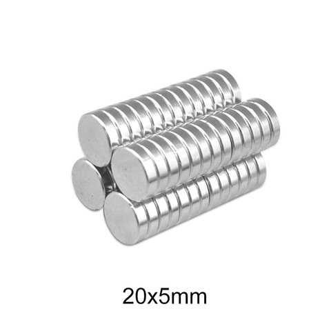 2~50pcs 20x5 mm Powerful Magnetic Rare Earth Neodymium Magnets 20mmx5mm Super Strong disc Magnet  20x5mm strong magnet 20*5 mm ► Photo 1/6