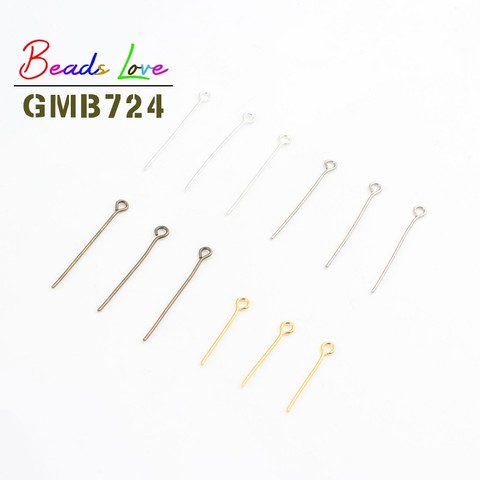 200pcs/lot 20 30 40 50mm Silver Color Metal Eye Head Pins Supplies for Jewelry Findings Making Handmade Diy Earrings Accessories ► Photo 1/6