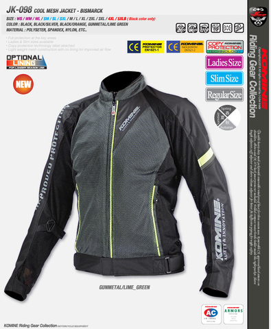 KOMINE JK098 motorcycle jacket summer mesh breathable racing anti-drop jacket men's riding jackets ► Photo 1/5