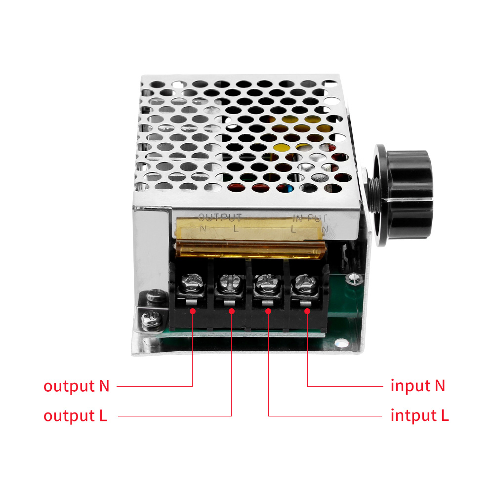 4000W 220V AC SCR Motor Speed Controller Module Voltage Regulator Dimmer