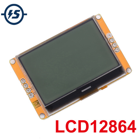 LCD12864 SPI LCD Display Module 128x64 Dots 5V Graphic Matrix LCD 12864 White Backlight ► Photo 1/6