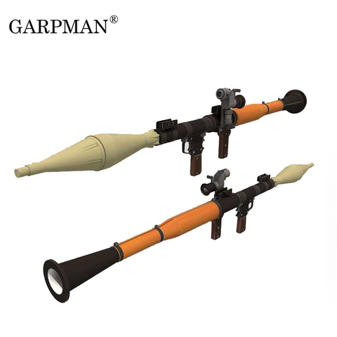 1:1 PRG - 7 Bazooka Cosplay Weapon Paper Model RPG DIY Handmade 3D Paper Gun Toy ► Photo 1/2