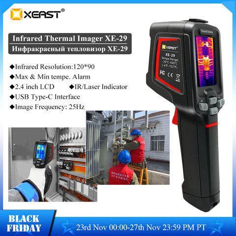 XEAST 2022 New Released XE-29 Entry-level Thermal Imager Floor Heating Water Leakage Fault Detection Infrared Iamging Camera ► Photo 1/6