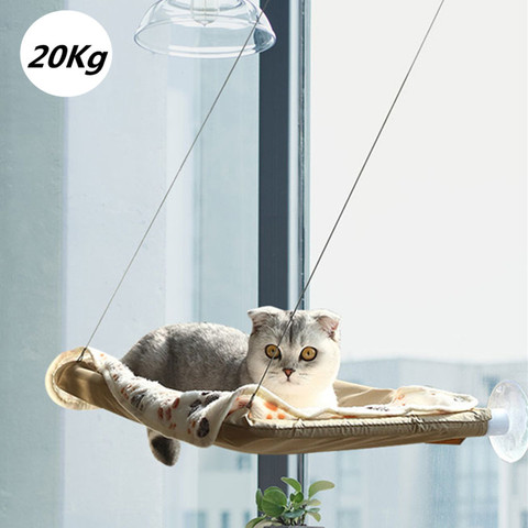 Cat Sunny Seat Window Mount Pet Cat Hammock Comfortable Cat Pet Bed Mat Cute Pet Hanging Beds Set Bearing 20kg ► Photo 1/6
