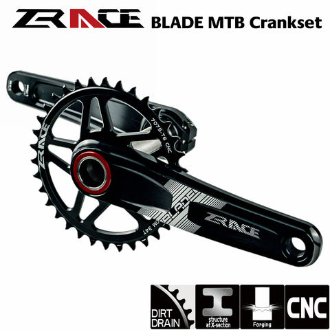 ZRACE BLADE 1 x 10 11 12 Speed Crankset Eagle Tooth for MTB XC / TR / AM 170 / 175mm,32T/34T/36T,BB68/73 Chainset ► Photo 1/6
