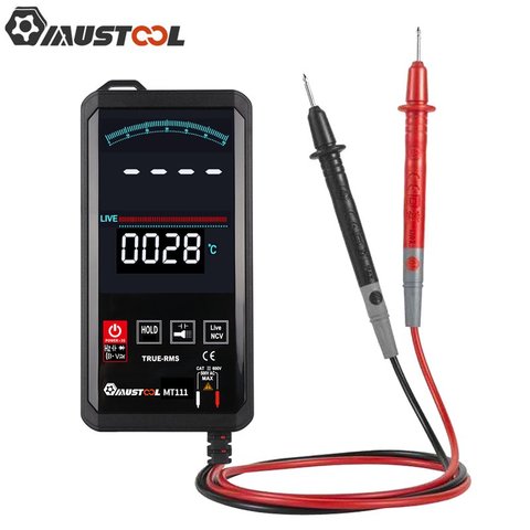 MUSTOOL MT111 Touch Screen Digital Multimeter 6000 Counts Intelligent Scanning Digital Multimeter AC DC Measurement NCV True RMS ► Photo 1/6