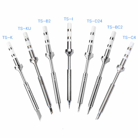 Original Replacement Solder Tip For TS100 Smart Digital LCD Electric Soldering Iron TS-B2 TS-BC2 TS-C4 TS-KU TS-I  7 types Tips ► Photo 1/6