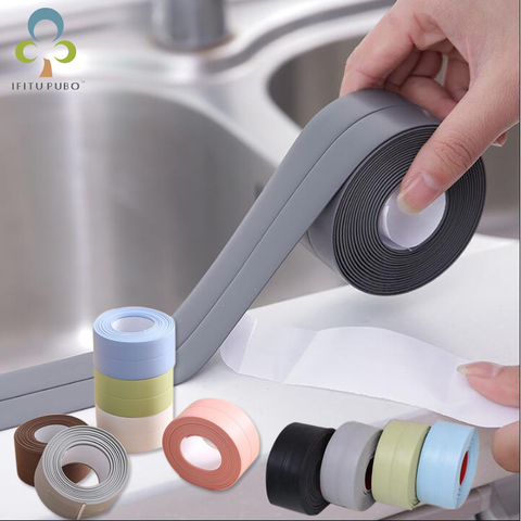 3.2m Bathroom Kitchen Shower water proof mould proof tape Sink Bath Sealing Strip Tape Self adhesive Waterproof Plaster GYH ► Photo 1/5