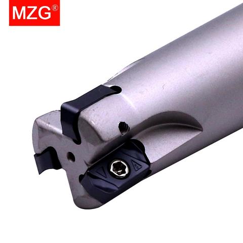 MZG EXN03R CNC Fast Feeding Lathe Machining Alloy End Mill Shank LNMU Double Side Carbide Insert Milling Cutter ► Photo 1/6