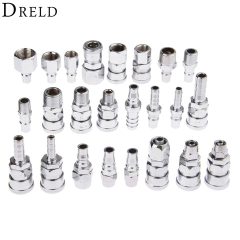 Pneumatic Fittings Female Male Air Line Hose Compressor Fitting Connector Quick Release Coupler Set Pneumatic Parts ► Photo 1/6