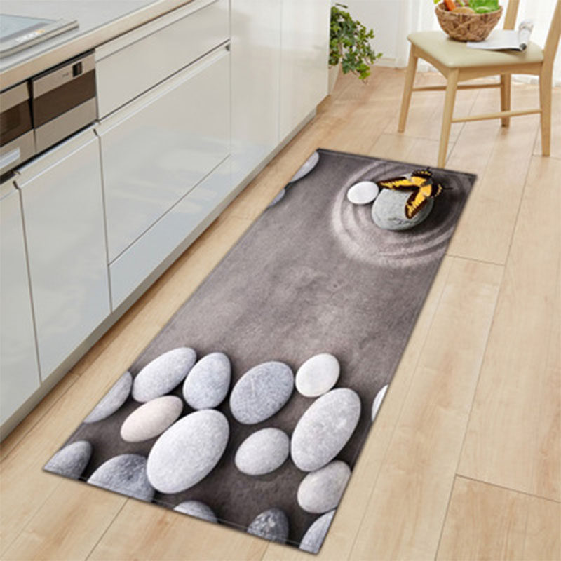 Soft Carpet Doormat Home Kitchen Bedrooms Soft Rugs Durable Non-slip Floor Mats 