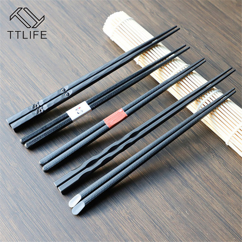 1 Pair Japanese Chopsticks for Sushi Non-Slip Food sticks Chop Sticks Reusable Chinese Chopsticks Tableware Gift Kitchen Tools ► Photo 1/6