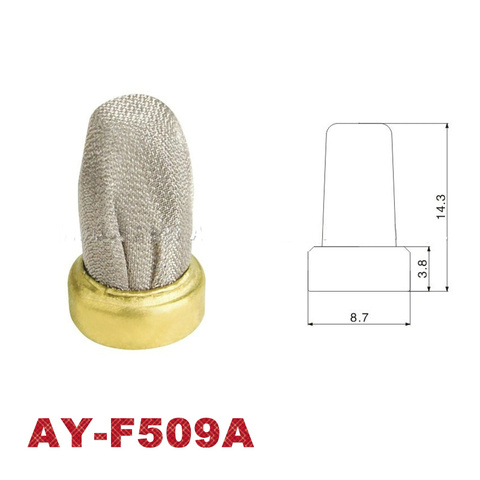 10pieces Wholesale Diesel fuel pump injector micro filter metal mesh top quality for Hyundai Kia for AY-F509A ► Photo 1/1