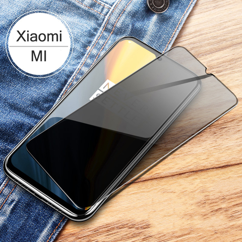 Privacy Tempered Glass For Xiaomi Mi 8 9 SE Lite 9T Pro MIX 2 2S 3 CC9 CC9E MAX 3 Note 3 Play A3 Anti Spy Peep Screen Protector ► Photo 1/6