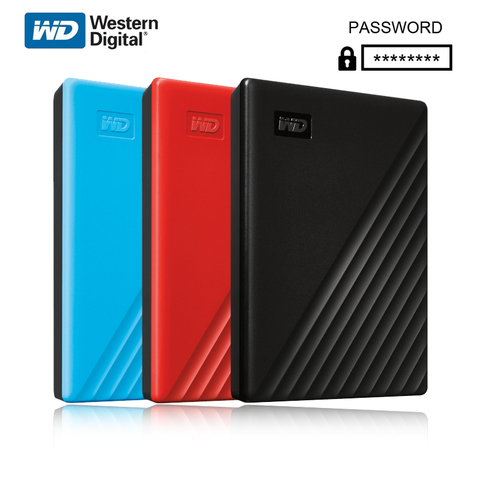 Original Western Digital WD My Passport™ 1TB 2TB 4TB 5TB External Hard Drive Disk WD Backup™ software and password protectionHDD ► Photo 1/1