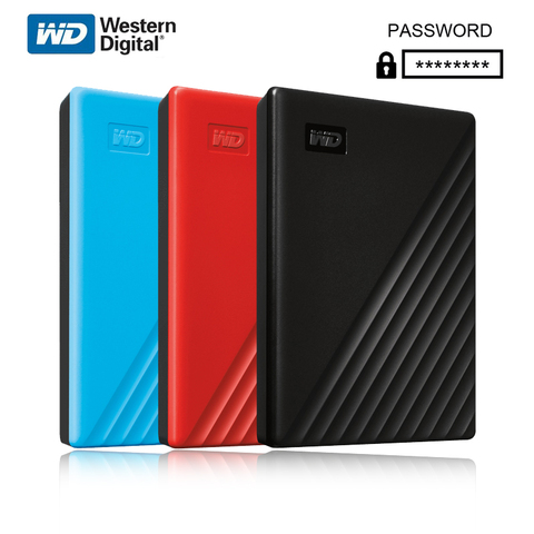 New Western Digital WD My Passport 1TB 2TB External Hard Drive USB 3.0 password protection 4TB 5TB HDD Portable Mobile Hard Dis ► Photo 1/6