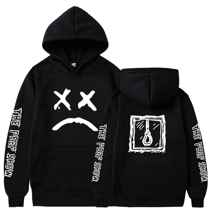 Hoodies Sweatshirt Lil Peep Hoody Love Happy Smiling Face