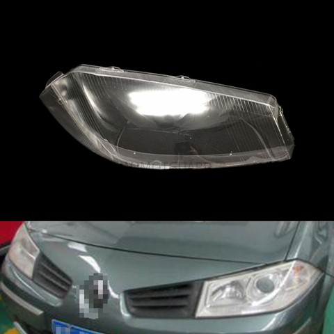 Headlight Lens For Renault Megane 2003 2004 2005 Headlamp Cover Car Replacement Auto Shell ► Photo 1/5
