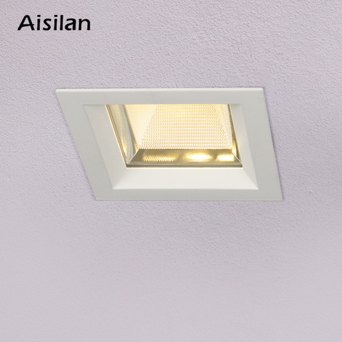 Aisilan Waterproof LED Downlight Kitchen Bathroom Spot Light Square Aluminum Ceiling Lamp CREE Chip CRI 93 ► Photo 1/6