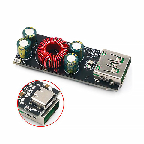 QC4.0 QC3.0 USB Type-C Mobile Phone Quick Charge Adapter 6 -35V Step Down Buck Boost Module for Huawei SCP/FCP Apple PD Qualcomm ► Photo 1/5