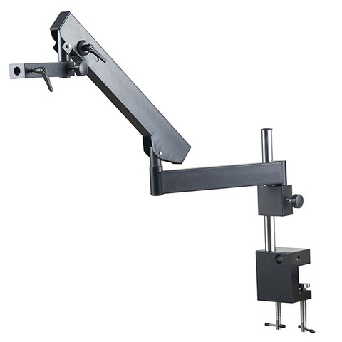 Heavy Scientific Microscope flex arm  Post clamping stand/stereo microscope Articulating Clamp Stand 76mm Microscope arm holder ► Photo 1/1