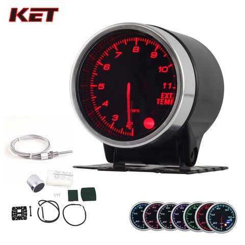 2 Inch 52MM Smoke Lens 1100Celsius EXT Temp Gauge Exhaust Temperature Meter With Electronic Sensor ► Photo 1/6