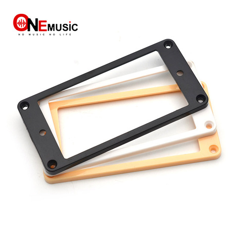 20pcs Flat Plastic 6 String Humbucker Pickup Frame Mounting Ring For Electric Guitar 2.5/4/5*92*45.5mm Black/White/Cream ► Photo 1/6