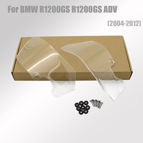 For BMW R1200GS Adventure 04-12 Windshield WindScreen Plate Side Panels R 1200 GS ADV 2004-2012 2005 2006 2007 2008 2009 2010 ► Photo 1/6